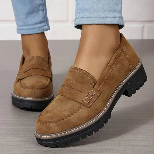 Sara - Platform Penny Loafers
