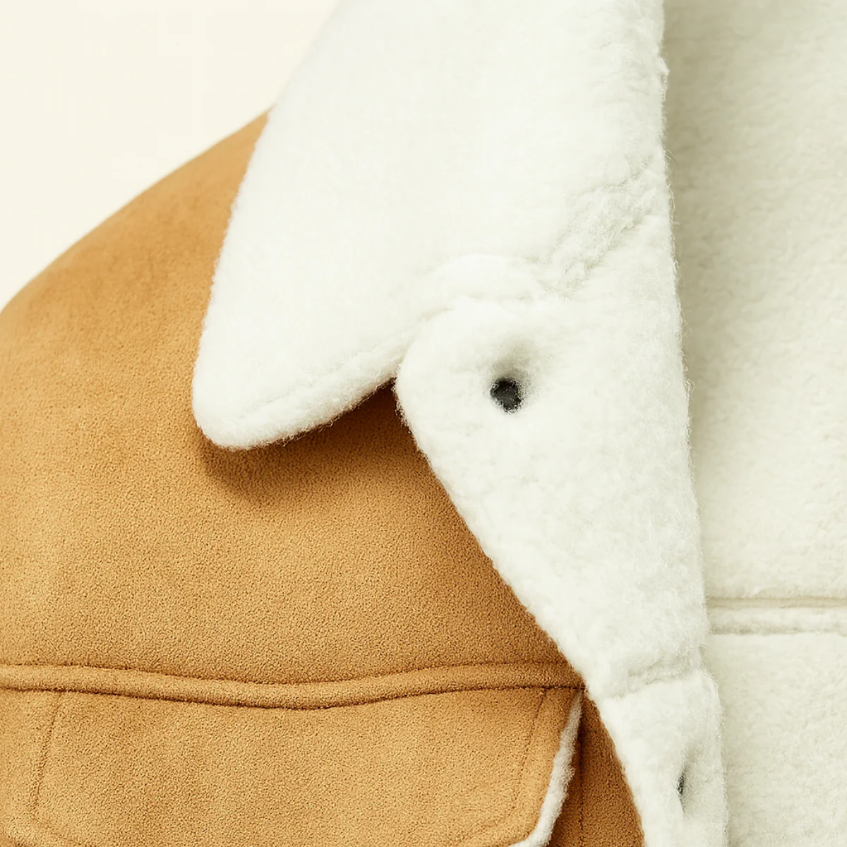 Tom Men’s Shearling-Collar Trucker Jacket - Classic Winter Outerwear