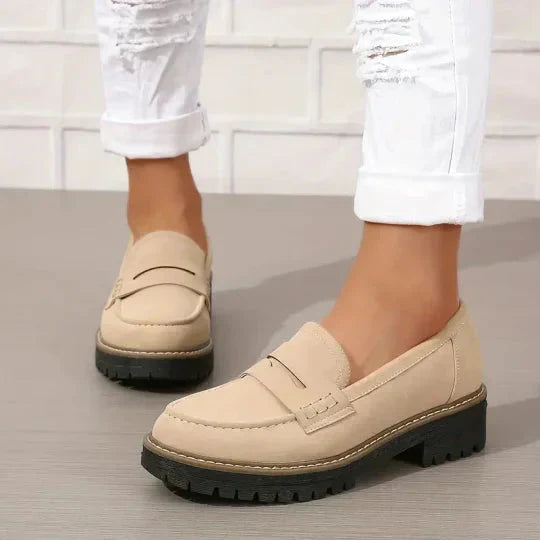 Sara - Platform Penny Loafers
