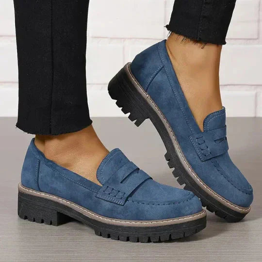 Sara - Platform Penny Loafers